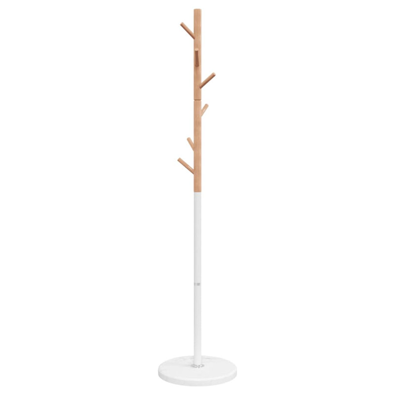 Ober Iron Freestanding Coat Rack, White