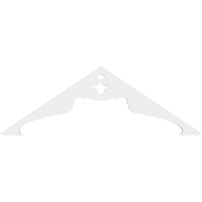Heath Signature Urethane Gable Pediment, Primed Tan