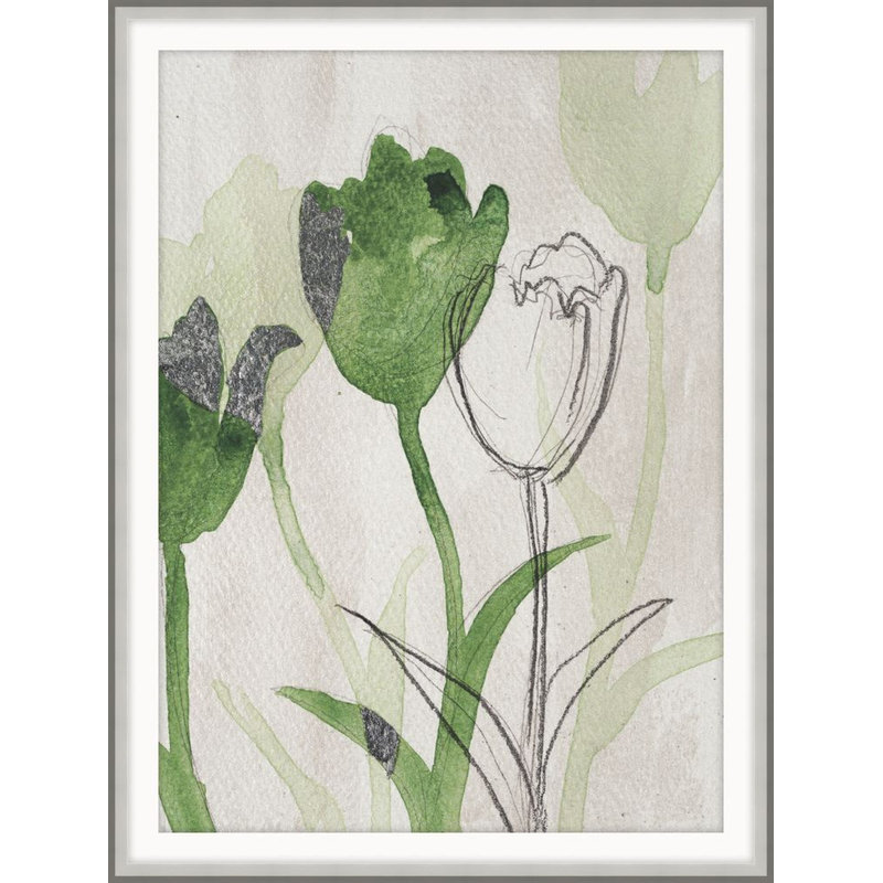 Into Blossom 2 Print by Art House Studios, 39" H x 30" W x 2" D