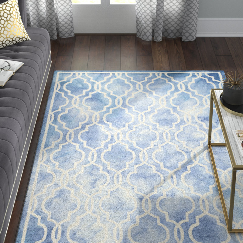 Tapis en laine touffeté à la main Deemer, Rectangle 9 pi x 12 pi