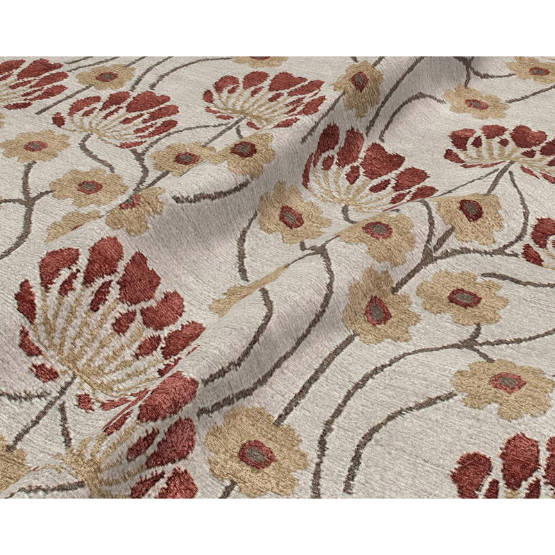 Floral Area Rug, Runner 2'6" x 8'