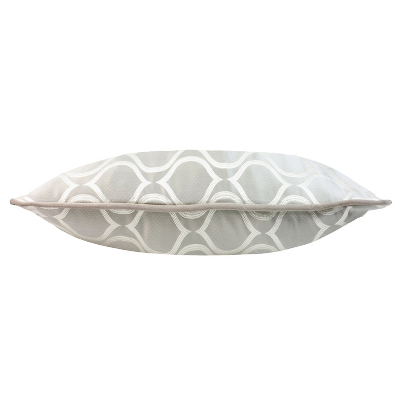 Coelia Geometric Rectangular Lumbar Cushion, Feather, Feathers