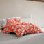 Unikko Orange/Green/White Organic Cotton Duvet Cover Set-408159261-467131657