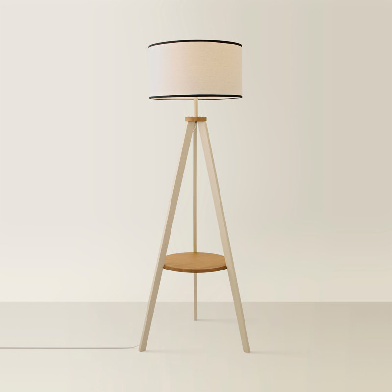 148cm Satin Tripod Floor Lamp, Yes