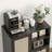 Rattan Buffet Cabinet with Drawers-1141160833