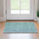 Premium Machine Washable Prisco Teal Rug