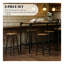 Ensemble de salle à manger 5 pièces à hauteur de comptoir avec table et 4 tabourets, ensemble de table de bar en MDF et métal noir et brun rustique