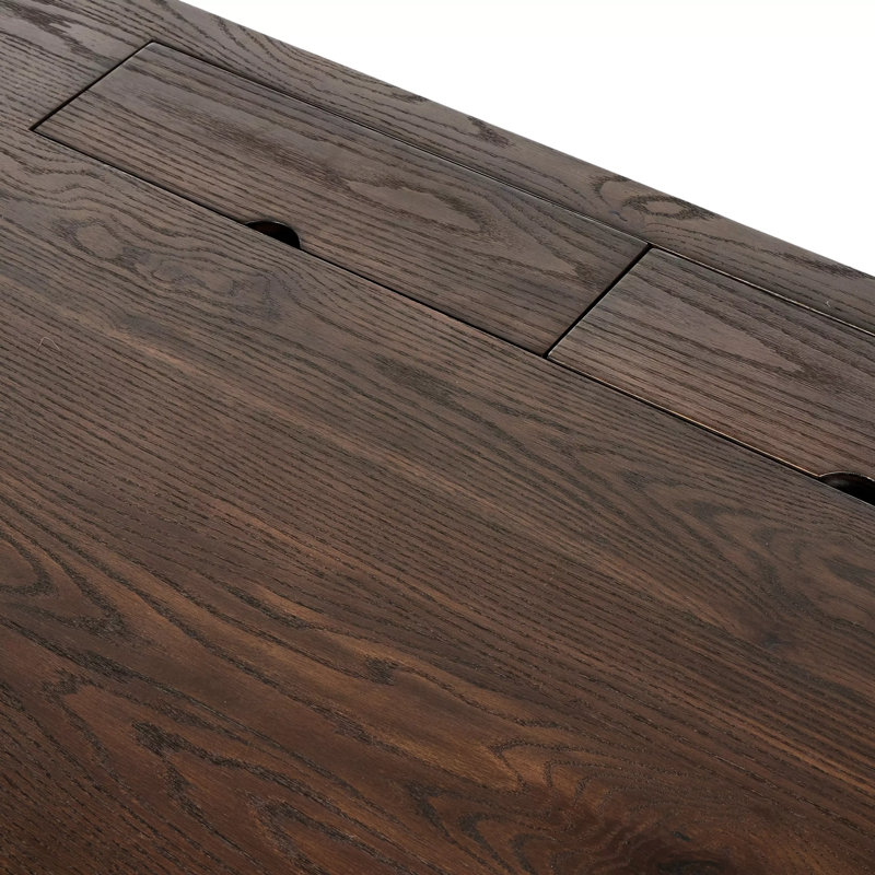 Torrington Executive Desk, Umber Oak