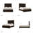 Graciana 60"H Modern Solid Wood Fluted Bed-45348698-54180552