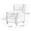 Fauteuil inclinable manuel en cuir véritable l 32,68 po Polestra-75689599