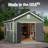 Fairfax Wood Storage Shed, 12 ft. W x 10 ft. D, With Floor (DIY Assembly)-113449495-108586557