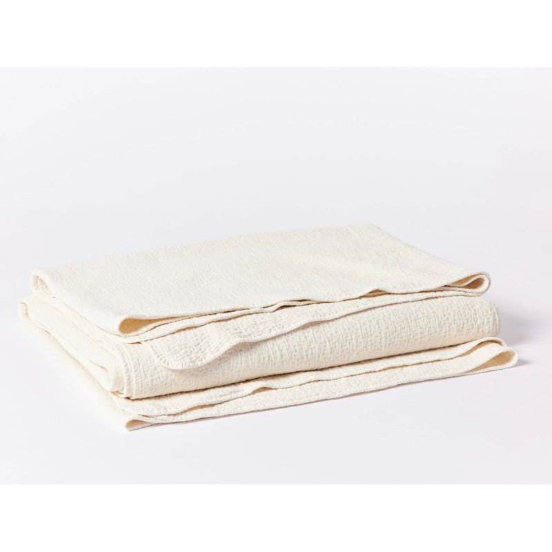 Cascade Coverlet, Full/Queen Coverlet, Cream