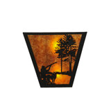 Rustic Lodge 2 - Light Flush Mounted Sconce