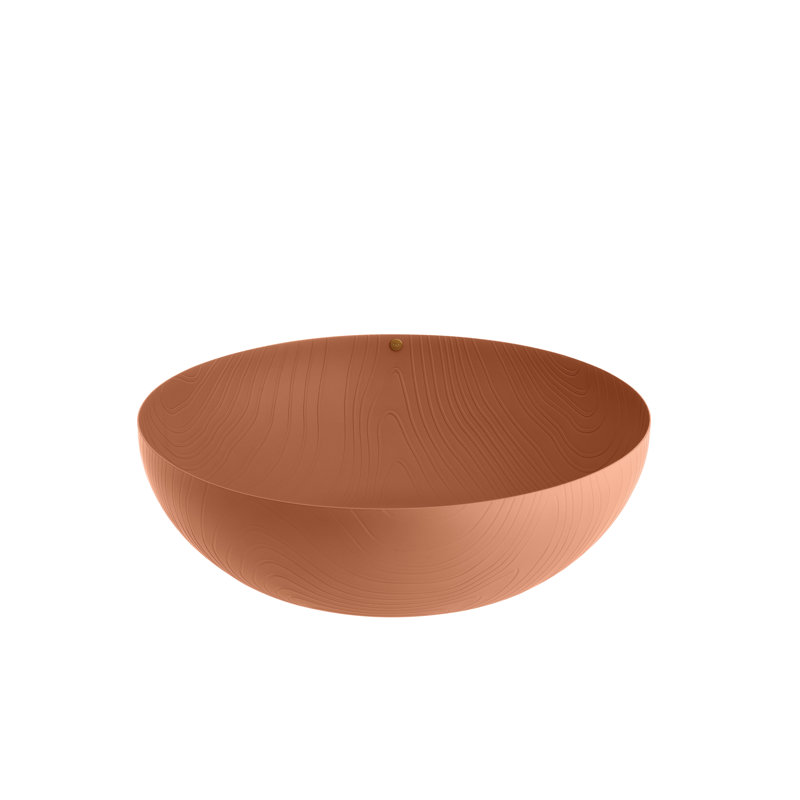 Alessi Metal Fruit Bowl, Brown