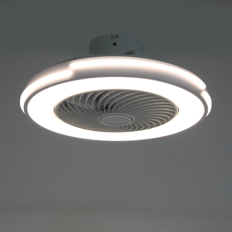 Lynox 20'' Ceiling Fan with LED Lights, White