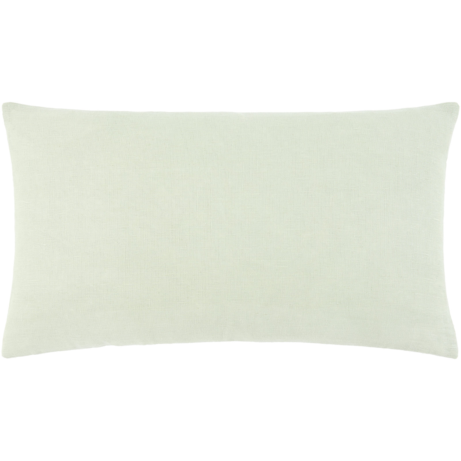 Lanie Linen Pillow Cover, Green, Rectangle 12"H x 21"W