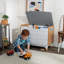 Banc de rangement pour jouets Mid-Century
