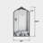 Wall Mirror 43x24 Inch Vintage Ornate Arched Floor Mirror Metal Framed Mirror Dressing Mirror, for Entryway, Living Room, Bedroom,  Antique Bronze-742380505-741361266