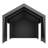 Carport Car Canopy 12x20FT Heavy Duty Outdoor Car Shelter with Sidewalls White-116920888-116920889