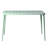 Medzarents Rectangular Steel Outdoor Dining Table and Coffee Table , 47.2 " W 23.6 " D