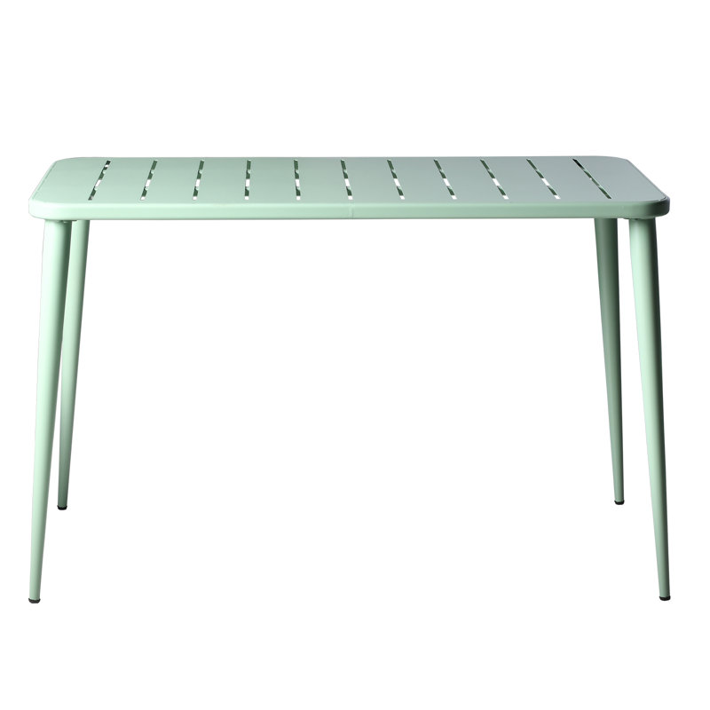 Medzarents Rectangular Steel Outdoor Table