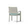 Ehrenfried Powder Coated Aluminum Outdoor Stacking Dining Armchair with Cushion