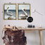 «Beachfront Pelican Log», ensemble de 2 toiles flottantes encadrées par Julie DeRice-1766236698-1772184229