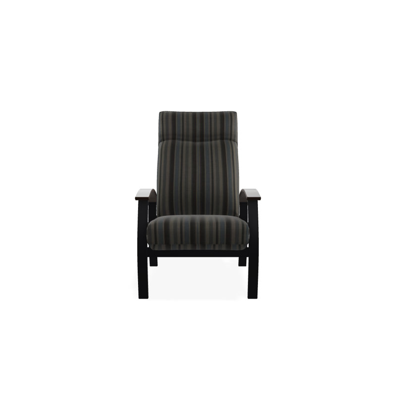 Chaise de patio inclinable avec coussins Askar, Aperçu de nuage, Kona P10, Noir texturé