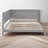 Full Size Wood Daybed/Sofa Bed, with Wood Slats, Gray-1786912163-1786912167