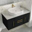 Meuble-lavabo suspendu moderne avec lavabo