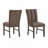 Cavira 5-Piece Modern Dining Set, Faux Marble Dining Table with Four Upholstered Chairs