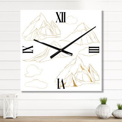 Metal Wall Clock