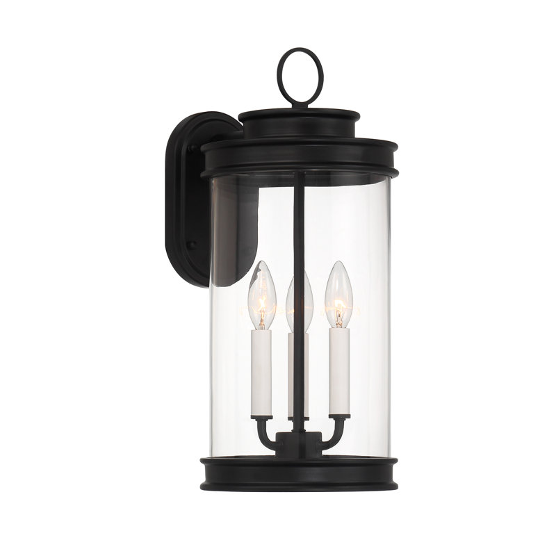 Lanterne murale d'extérieur 2 lumières Benioff, H 19 po x l 8,5 po x P 11 po