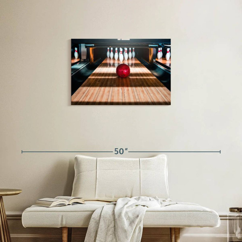 Sunlit Bowling Alley, 20" H x 30" W