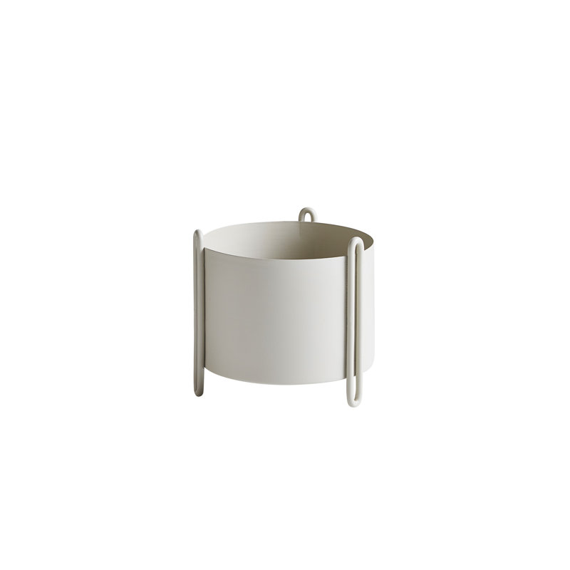 Pidestall Planter (Small), Gray