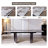 Keavion Marble Top Double Pedestal Dining Set
