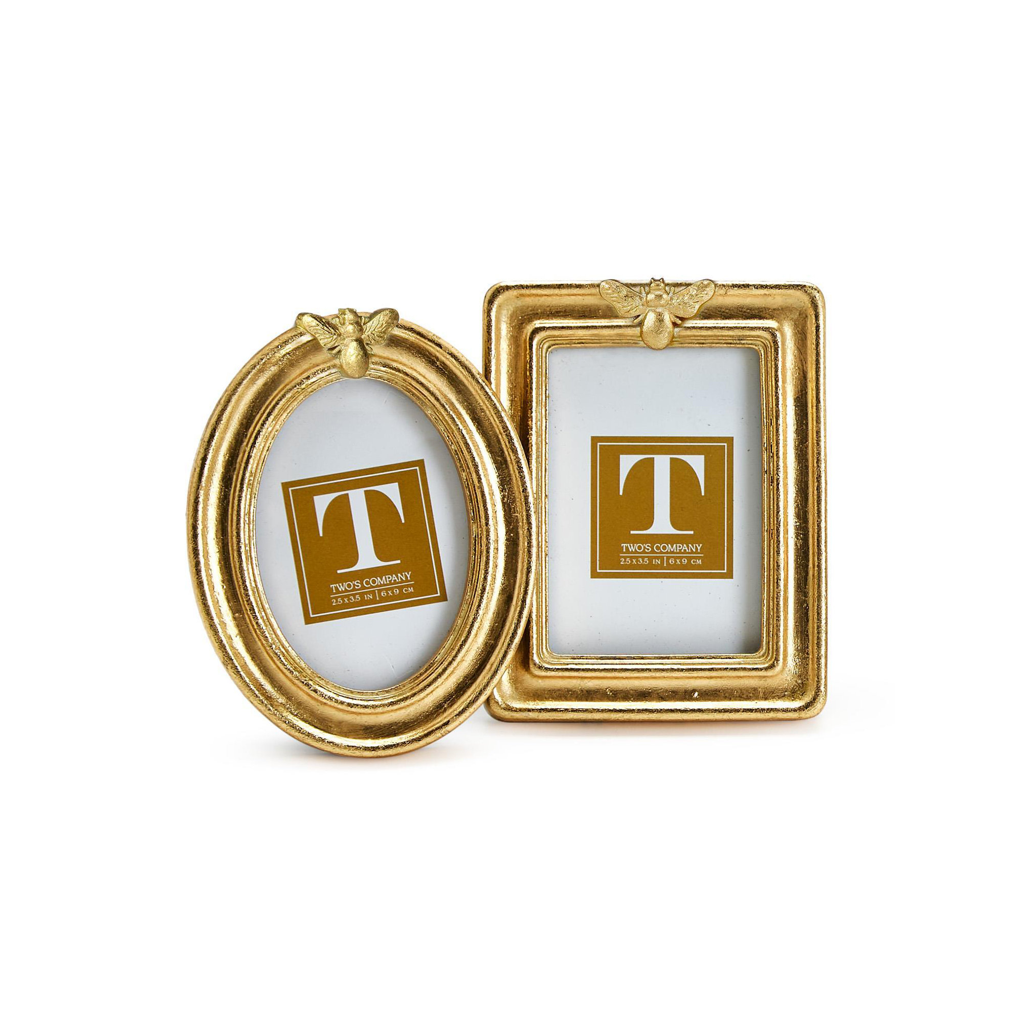 Golden Bee Set Of 4 Gold Leaf Finish Photo Frame