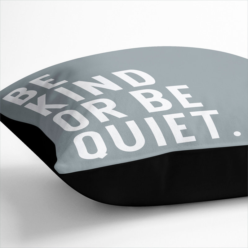 Square Cushion, 40cm H x 40cm W x 15cm D, Black