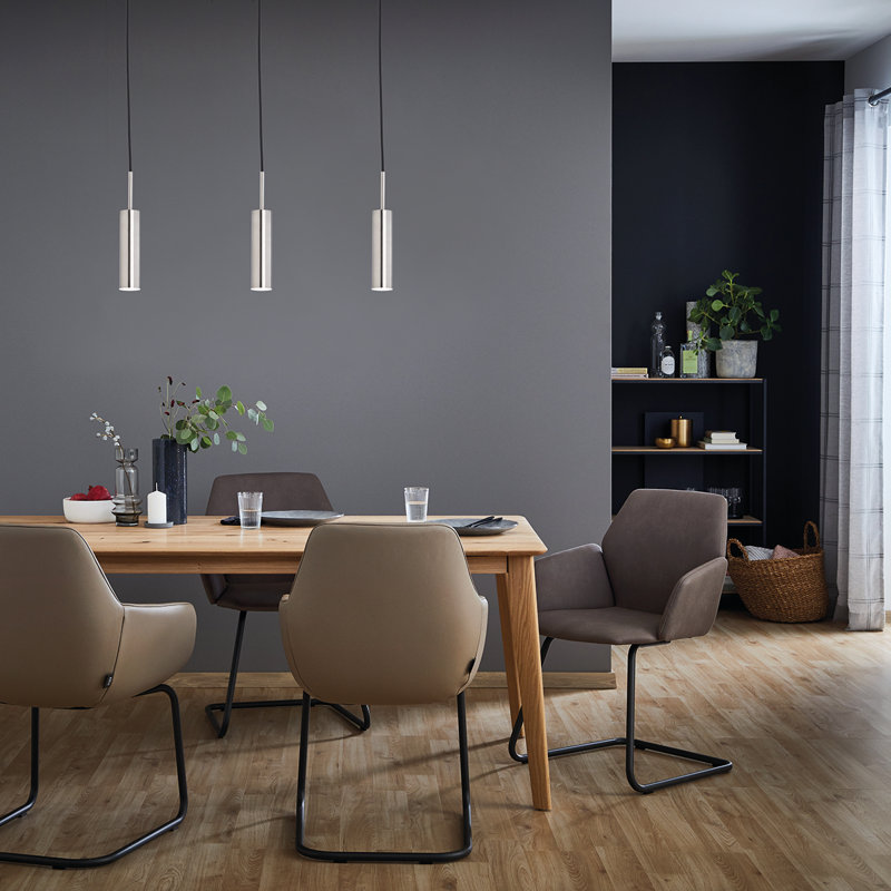 Stina 3 - Light Nickel Dull LED Pendant