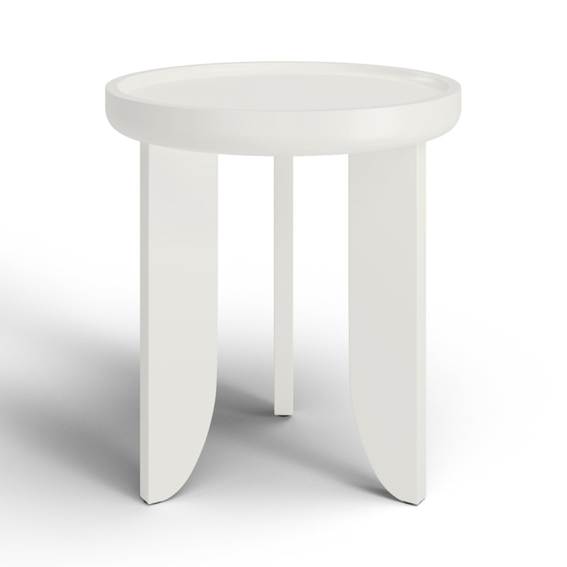 Verena Tray Top End Table, Ivory