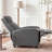 25.2" Wide Vegan Leather Push-back Massage Recliner Chair with Remote Control-1433335507