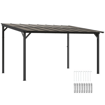 Pergola, UPF 50+ & Waterproof Polycarbonate Gazebo