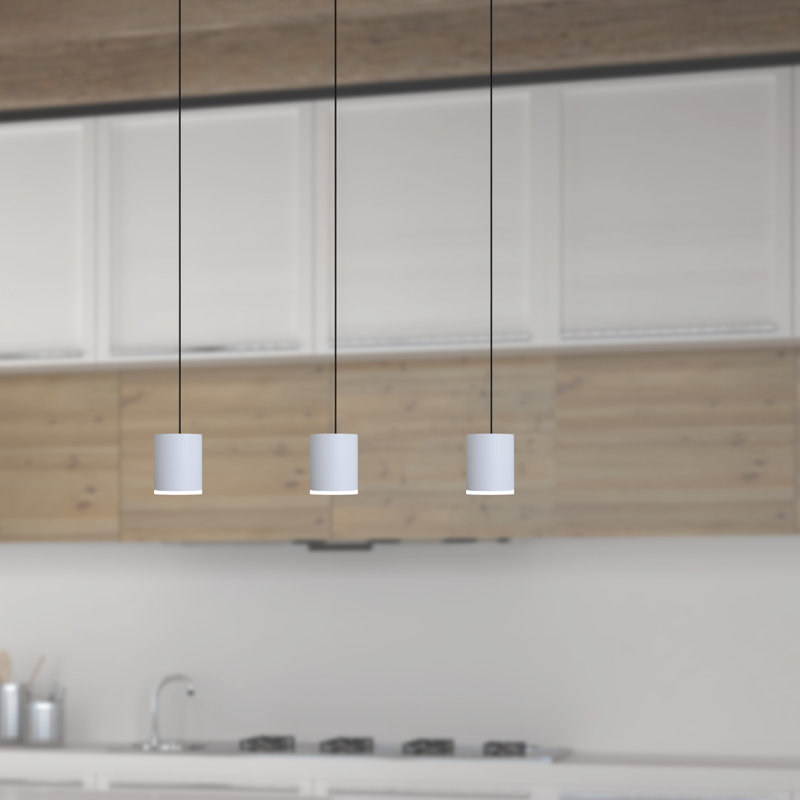 Andromedae 3 - Light Kitchen Island Pendant, White