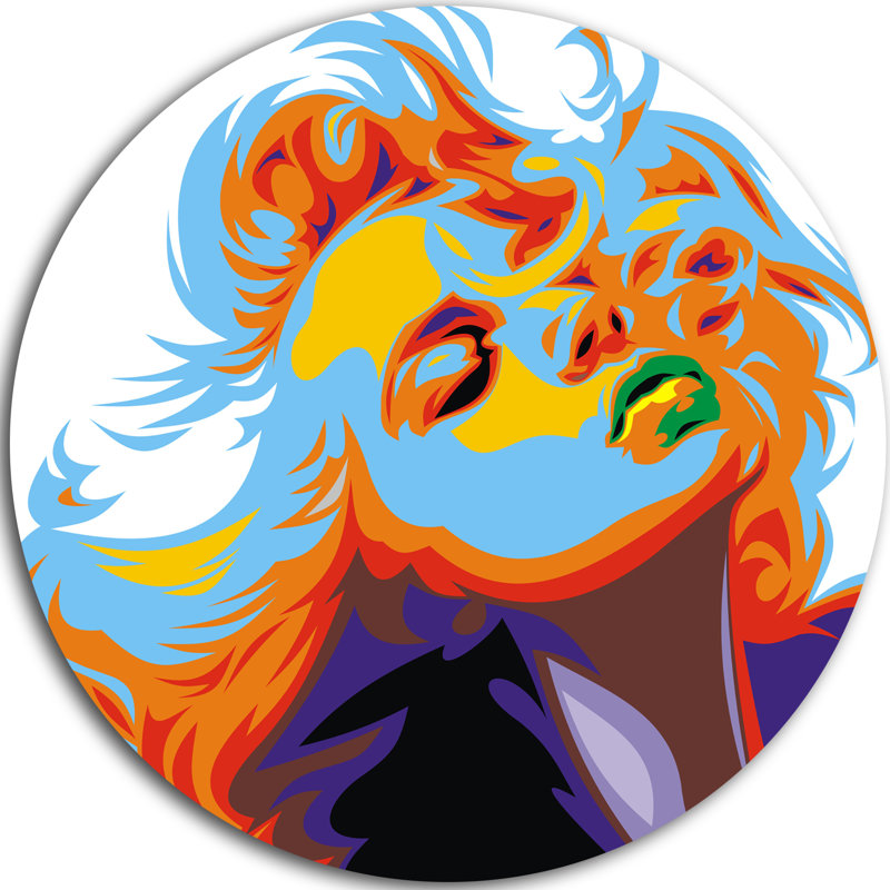 «Vector Blonde», reproduction d'impression, H 38 po x l 38 po x P 1 po, Métal