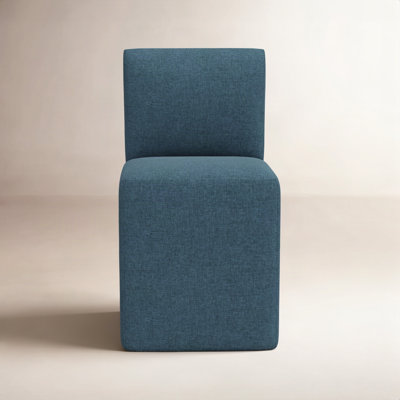Mendy Upholstered Dining Chair with Casters
