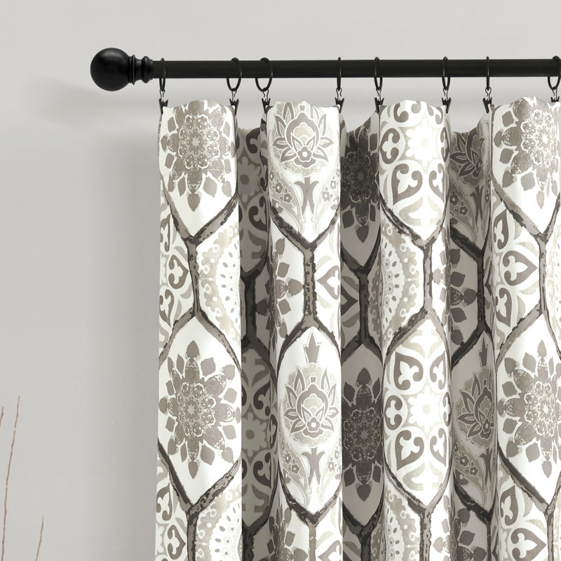 Marvel Room Darkening Curtain Pair, Neutral, 52" W x 84" L
