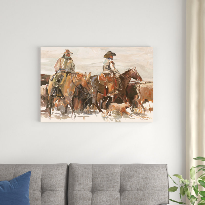 The Roundup Warm, H 24 po x l 36 po x P 1,25 po, Non, Toile tendue
