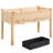 Rectangle Wood  Planter Raised Bed-227095613