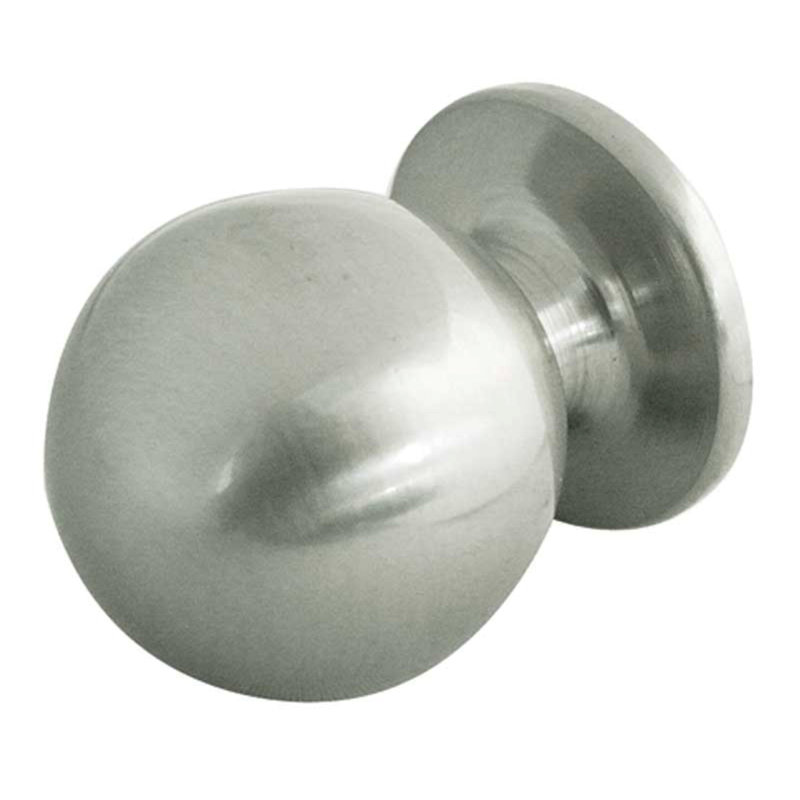 Sotera 25mm Diameter Round Knob, Brushed Nickel