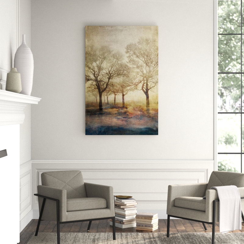 Nomadic Wind Painting by Elena Carlie, Glass Coat, 36" H x 24" W x 1.5" D